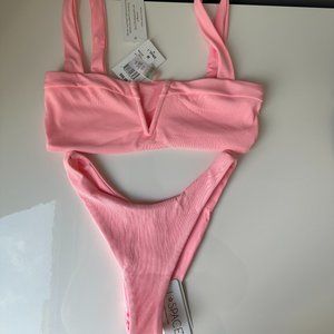 LSPACE Crystal Pink Bikini Swimsuit